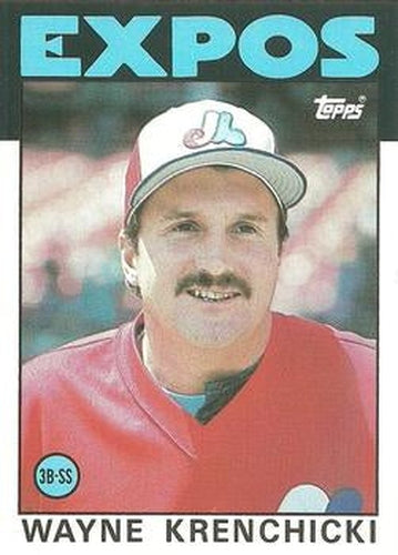 #55T Wayne Krenchicki - Montreal Expos - 1986 Topps Traded Baseball
