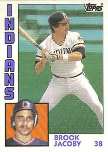 #55T Brook Jacoby - Cleveland Indians - 1984 Topps Traded Baseball