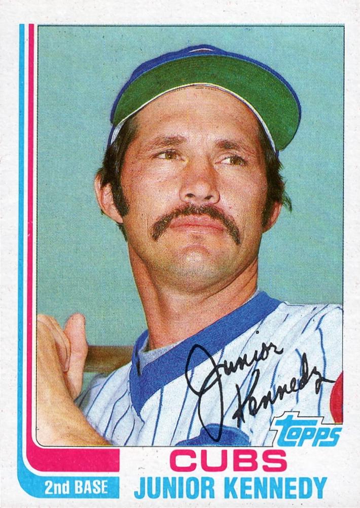 #55T Junior Kennedy - Chicago Cubs - 1982 Topps Traded Baseball