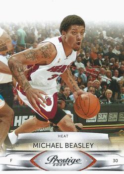 #55 Michael Beasley - Miami Heat - 2009-10 Panini Prestige Basketball