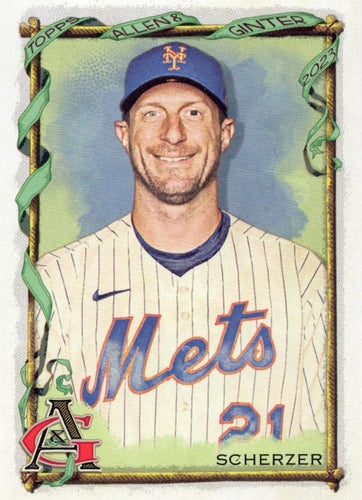 #55 Max Scherzer - New York Mets - 2023 Topps Allen & Ginter Baseball
