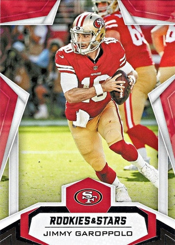 #55 Jimmy Garoppolo - San Francisco 49ers - 2019 Panini Rookies & Stars Football