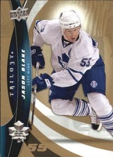 #55 Jason Blake - Toronto Maple Leafs - 2009-10 Upper Deck Trilogy Hockey