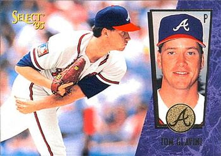 #55 Tom Glavine - Atlanta Braves - 1995 Select Baseball