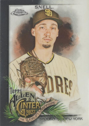 #55 Blake Snell - San Diego Padres - 2022 Topps Allen & Ginter Chrome Baseball