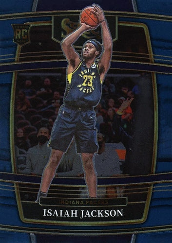#55 Isaiah Jackson - Indiana Pacers - 2021-22 Panini Select - Blue Basketball