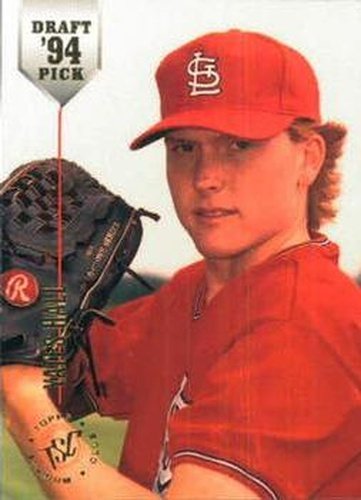 #55 Yates Hall - St. Louis Cardinals - 1994 Stadium Club Draft Picks Baseball