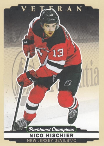 #55 Nico Hischier - New Jersey Devils - 2022-23 Parkhurst Champions Hockey