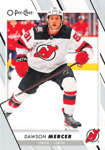 #55 Dawson Mercer - New Jersey Devils - 2023-24 O-Pee-Chee Hockey