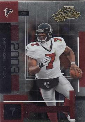 #55 Michael Vick - Atlanta Falcons - 2003 Playoff Absolute Memorabilia Football