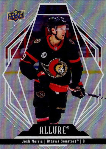 #55 Josh Norris - Ottawa Senators - 2022-23 Upper Deck Allure Hockey