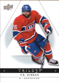 #55 P.K. Subban - Montreal Canadiens - 2013-14 Upper Deck Trilogy Hockey