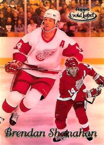 #55 Brendan Shanahan - Detroit Red Wings - 1999-00 Topps Gold Label Hockey
