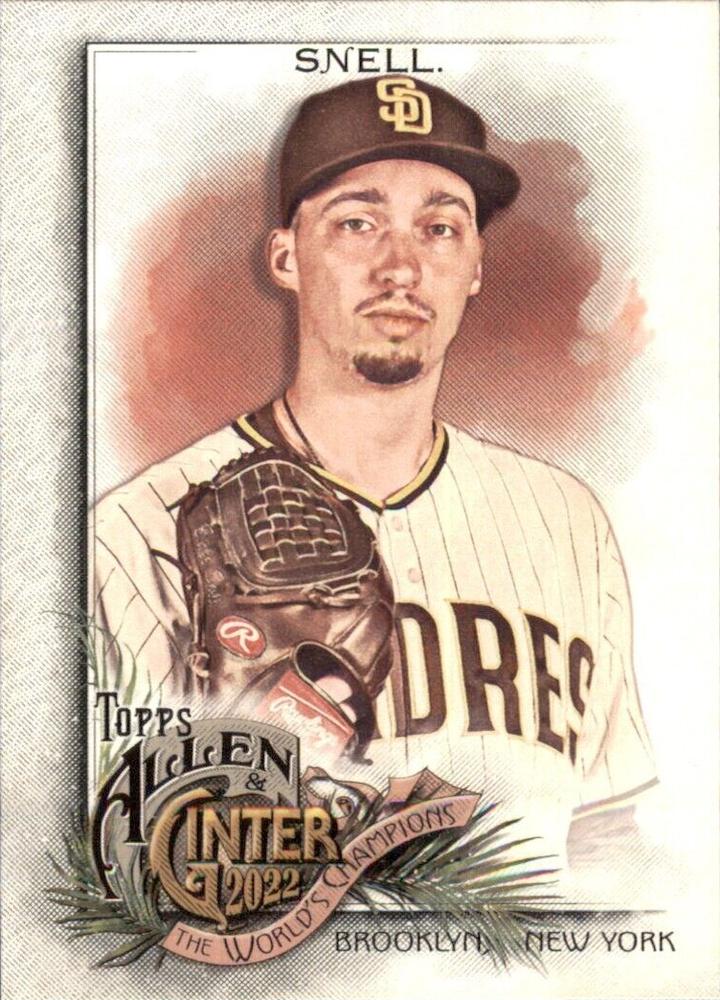 #55 Blake Snell - San Diego Padres - 2022 Topps Allen & Ginter Baseball
