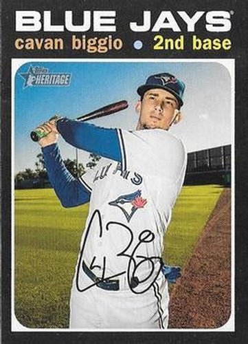 #55 Cavan Biggio - Toronto Blue Jays - 2020 Topps Heritage Baseball
