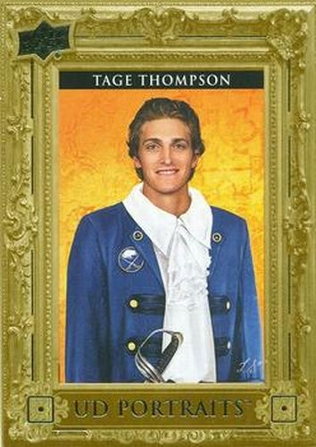 #P55 Tage Thompson - Buffalo Sabres - 2023-24 Upper Deck - UD Portraits Hockey