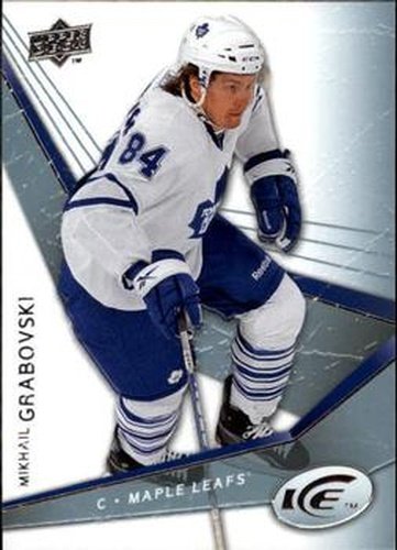 #55 Mikhail Grabovski - Toronto Maple Leafs - 2008-09 Upper Deck Ice Hockey