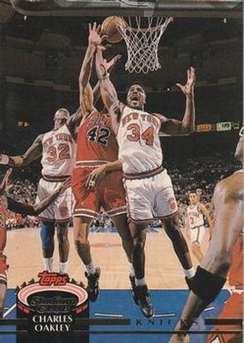 #55 Charles Oakley - New York Knicks - 1992-93 Stadium Club Basketball