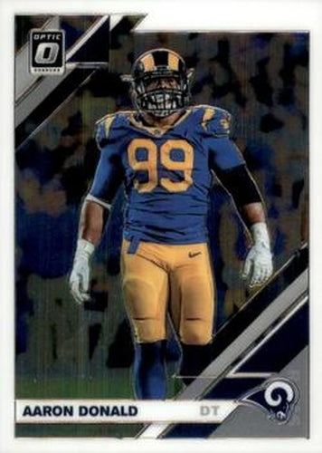 #55 Aaron Donald - Los Angeles Rams - 2019 Donruss Optic Football
