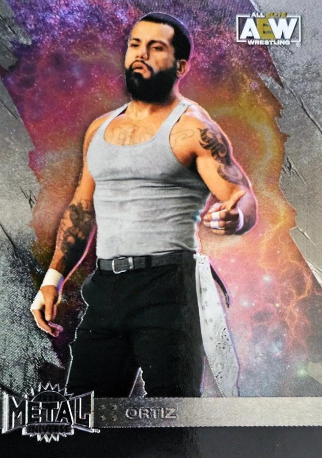 #55 Ortiz - 2022 SkyBox Metal Universe AEW Wrestling