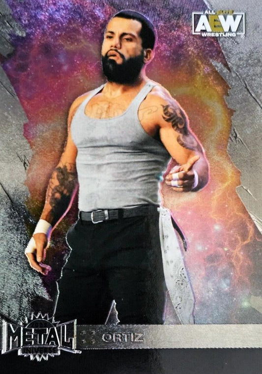 #55 Ortiz - 2022 SkyBox Metal Universe AEW Wrestling