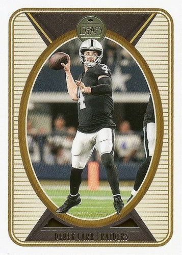 #55 Derek Carr - Las Vegas Raiders - 2022 Panini Legacy Football
