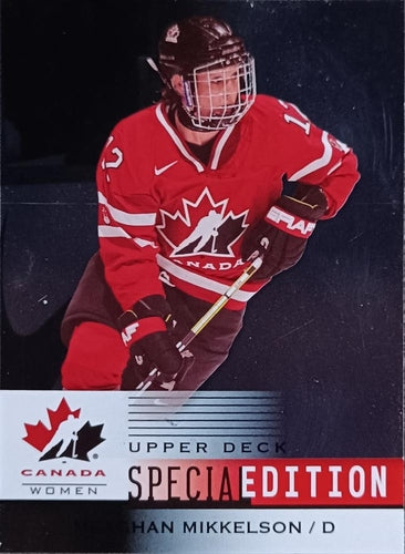 #SE-55 Meaghan Mikkelson - Canada - 2014 Upper Deck Team Canada Juniors - Special Edition Hockey