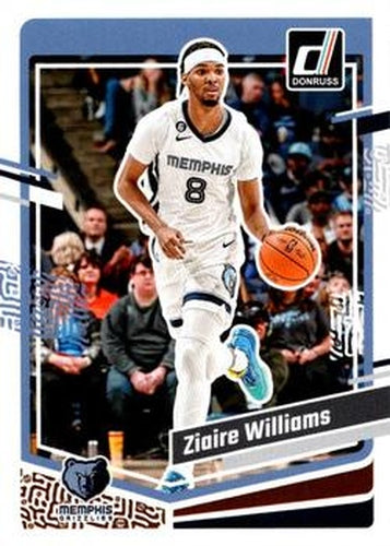 #55 Ziaire Williams - Memphis Grizzlies - 2023-24 Donruss Basketball