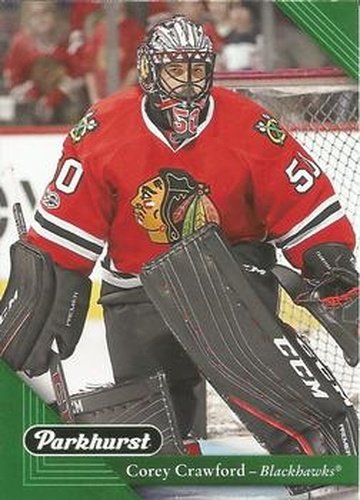#55 Corey Crawford - Chicago Blackhawks - 2017-18 Parkhurst Hockey
