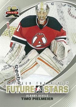 #55 Timo Pielmeier - Albany Devils - 2011-12 In The Game Between The Pipes Hockey
