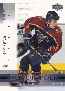 #55 Dany Heatley - Atlanta Thrashers - 2001-02 Upper Deck Honor Roll Hockey