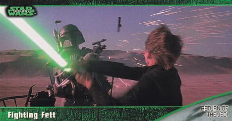 #55 Fighting Fett - 1997 Topps Widevision Star Wars Trilogy