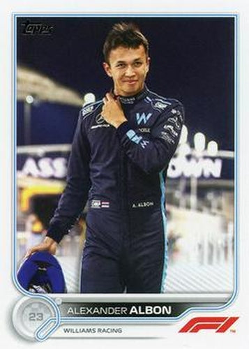 #55 Alexander Albon - Williams Racing - 2022 Topps Formula 1 Racing