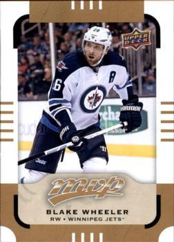 #55 Blake Wheeler - Winnipeg Jets - 2015-16 Upper Deck MVP Hockey