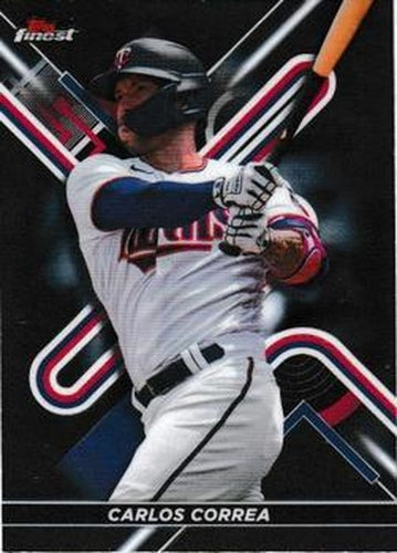 #55 Carlos Correa - Minnesota Twins - 2022 Finest Baseball