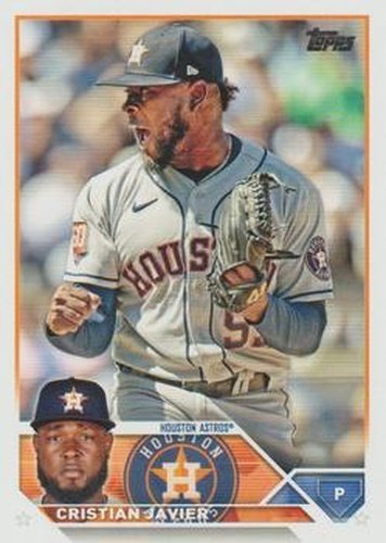 #55 Cristian Javier - Houston Astros - 2023 Topps Baseball