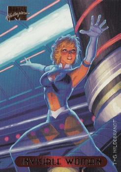 #55 Invisible Woman - 1994 Fleer Marvel Masterpieces Hildebrandt Brothers