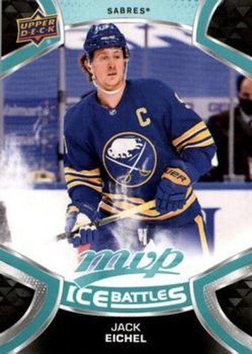 #55 Jack Eichel - Buffalo Sabres - 2021-22 Upper Deck MVP - Ice Battles Hockey