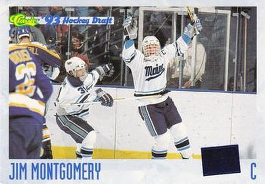 #55 Jim Montgomery - Maine Black Bears - 1993 Classic '93 Hockey Draft Hockey
