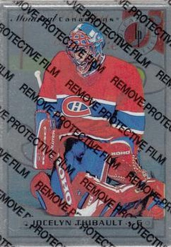 #55 Jocelyn Thibault - Montreal Canadiens - 1996-97 Leaf Preferred - Steel Hockey
