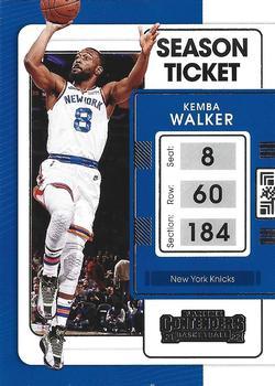 #55 Kemba Walker - New York Knicks - 2021-22 Panini Contenders Basketball