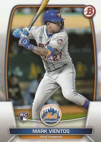 #55 Mark Vientos - New York Mets - 2023 Bowman Baseball