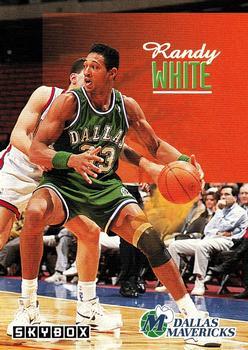 #55 Randy White - Dallas Mavericks - 1992-93 SkyBox Basketball