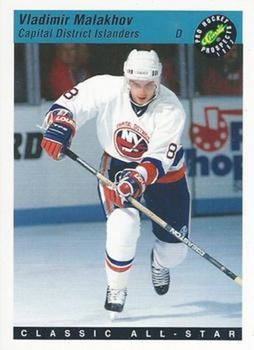 #55 Vladimir Malakhov - Capital District Islanders - 1993 Classic Pro Prospects Hockey
