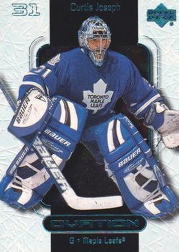 #55 Curtis Joseph - Toronto Maple Leafs - 1999-00 Upper Deck Ovation Hockey
