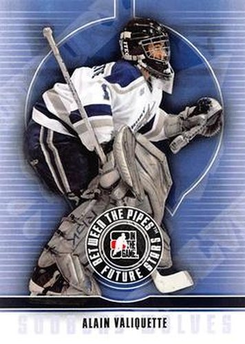 #55 Alain Valiquette - Sudbury Wolves - 2008-09 In The Game Between The Pipes Hockey