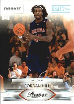 #205 Jordan Hill - Arizona Wildcats - 2009-10 Panini Prestige - Draft Picks Light Blue Basketball