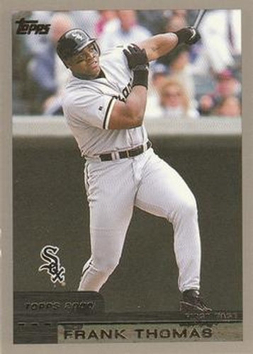 #55 Frank Thomas - Chicago White Sox - 2000 Topps Baseball