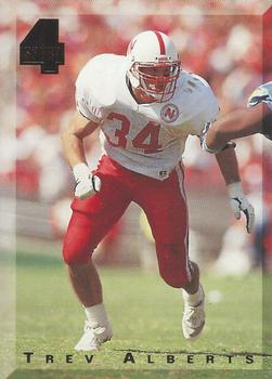 #55 Trev Alberts - Nebraska Cornhuskers / Indianapolis Colts - 1994 Classic Four Sport