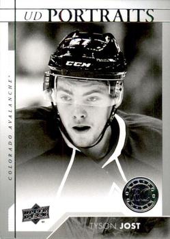 #P-55 Tyson Jost - Colorado Avalanche - 2017-18 Upper Deck - UD Portraits Hockey